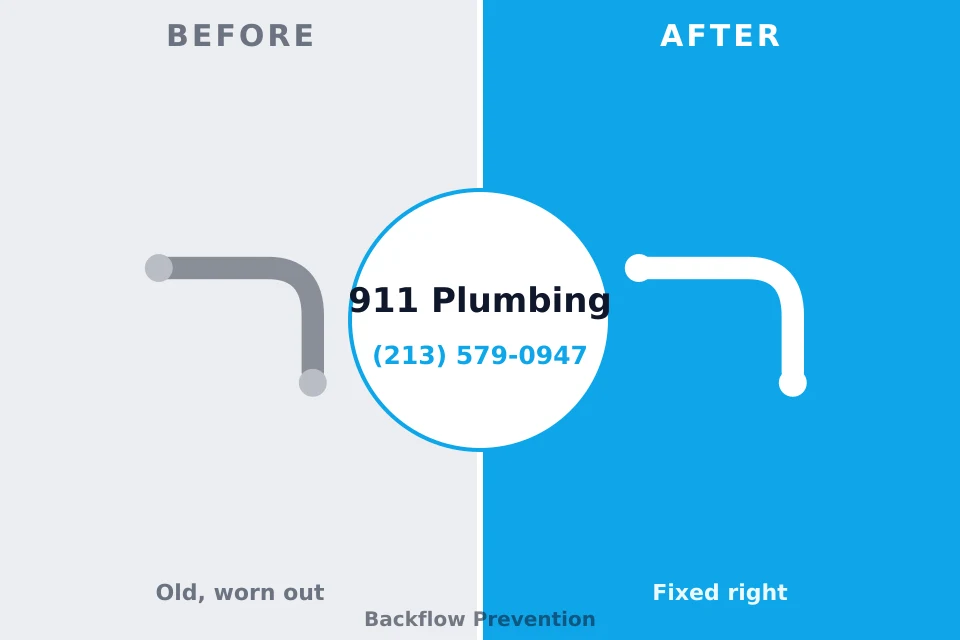 Before and after: plumbing repair Norlina, NC